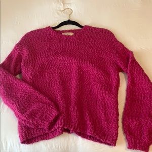 Pink sweater